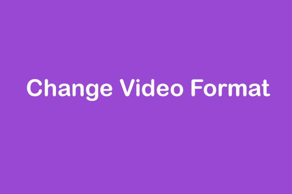 mude o formato do vídeo