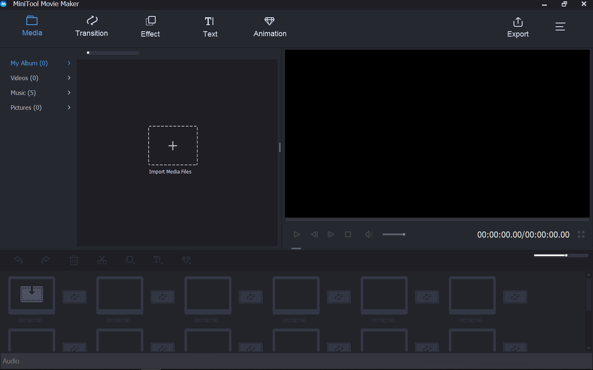 Execute MiniTool Movie Maker Beta