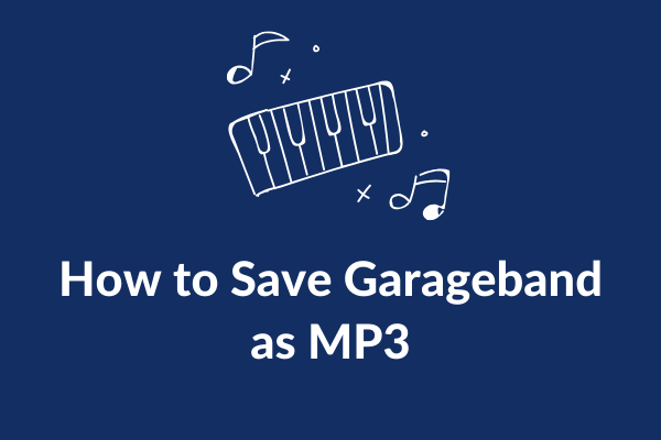 как сохранить Garageband как MP3