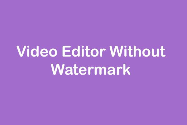 Videoeditor ohne Wasserzeichen