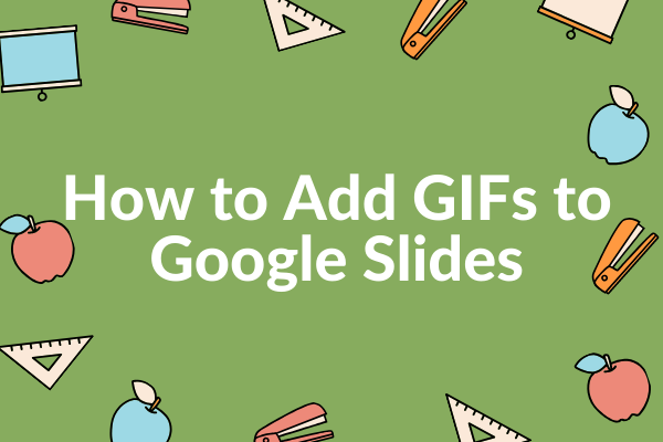 como adicionar GIFs à miniatura de slides do Google