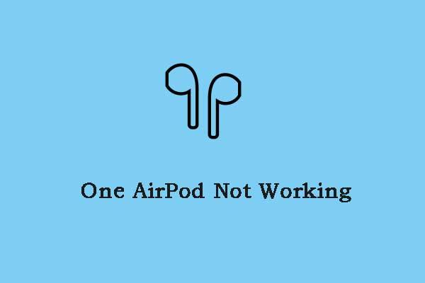 Один AirPod не работает? Следуйте руководству, чтобы это исправить!