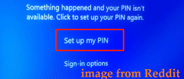 configurar meu PIN