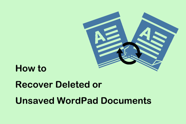 Como recuperar documentos do WordPad excluídos ou não salvos