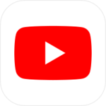 Старый логотип YouTube на iPhone с 2017 года по настоящее время