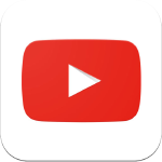 iPhone antigo com logotipo do YouTube para 2015-2017