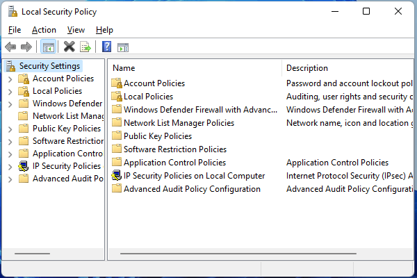 [6 способов] Как открыть локальную политику безопасности в Windows 11?