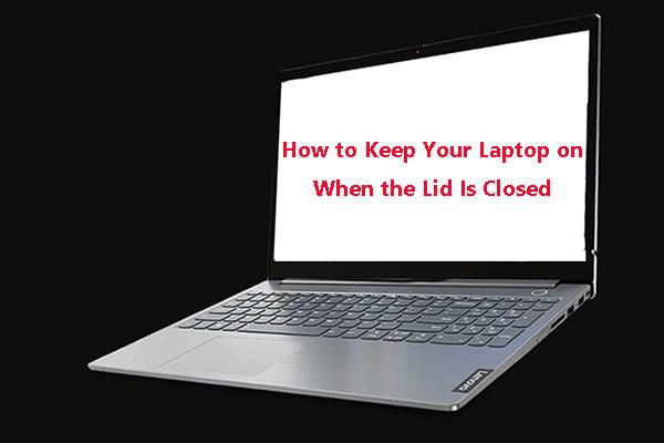 Eine Anleitung, wie Sie Ihren Laptop bei geschlossenem Deckel eingeschaltet lassen