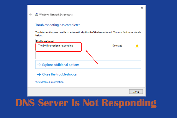 So beheben Sie das Problem, dass der DNS-Server unter Windows 10 nicht reagiert