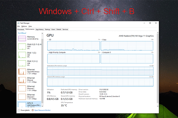 Windows + Ctrl + Shift + B: что это такое и когда его использовать