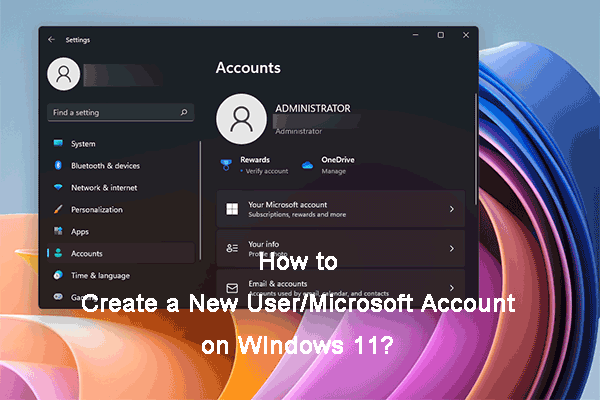 Como adicionar ou remover uma conta de usuário/Microsoft no Windows 11?