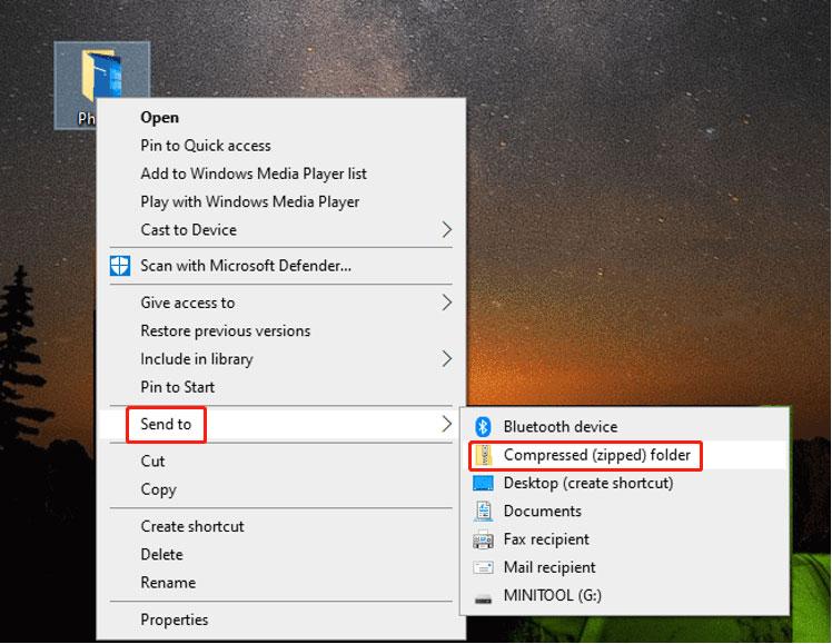 Как заархивировать или разархивировать файлы в Windows 11 с использованием собственного сжатия?
