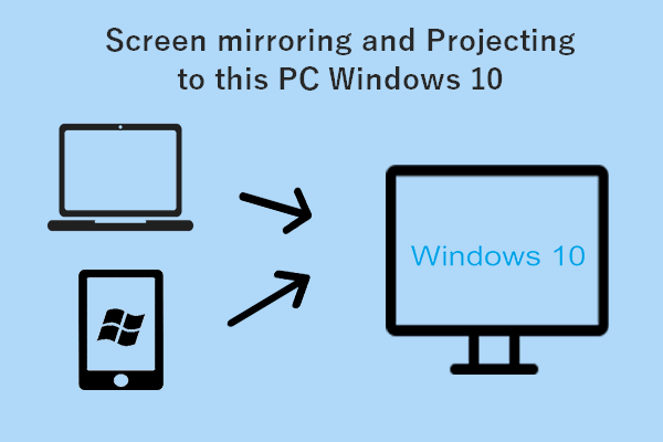 Projicering til denne pc og skærmspejling på Windows 10