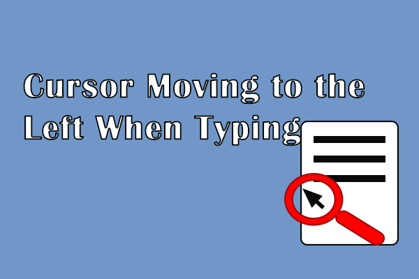 Orientação fácil para corrigir o movimento do cursor para a esquerda ao digitar