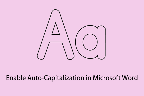 Как включить/отключить автоматическую капитализацию в Microsoft Word