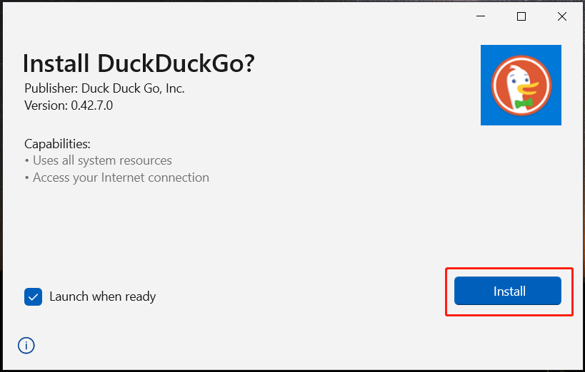 Baixe o navegador DuckDuckGo para PC e instale
