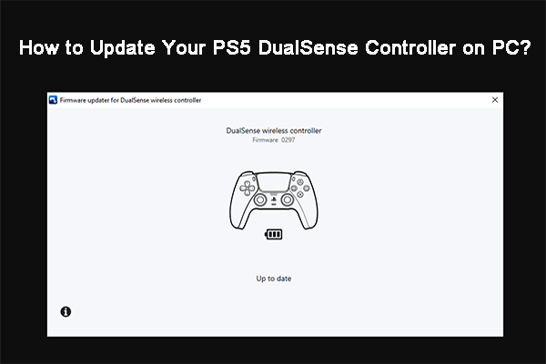 Как обновить контроллер PS5 DualSense на ПК?