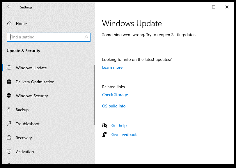 Atualização do Windows no modo de segurança do Windows 11
