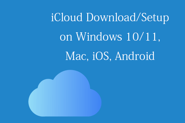 Download/configuração do iCloud no Windows 10/11 PC, Mac, iOS, Android