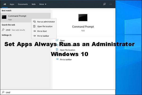 Uma maneira fácil de definir aplicativos sempre executados como administrador do Windows 10