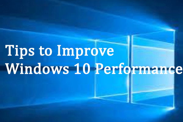 Dicas úteis sobre como melhorar o desempenho do Windows 10