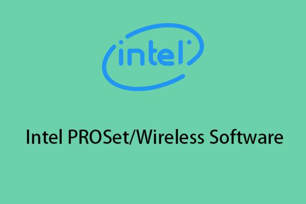 Baixe software e drivers Intel® PROSet/Wireless no Win11/10