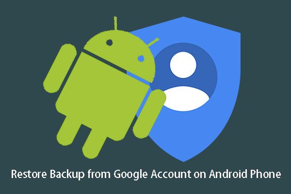 restaurar dados do Android da miniatura do google