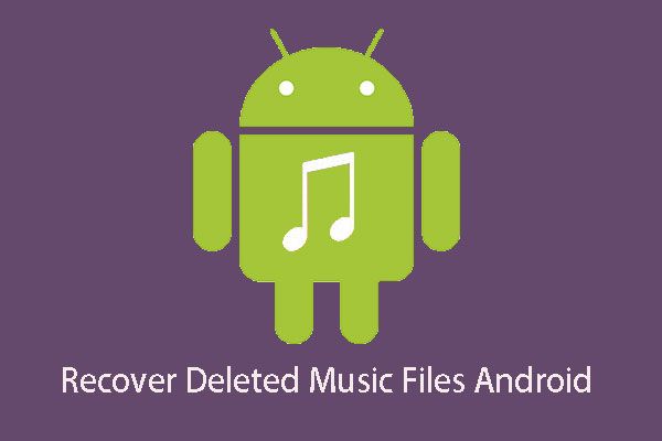 obnovit smazané hudební soubory Android miniatury
