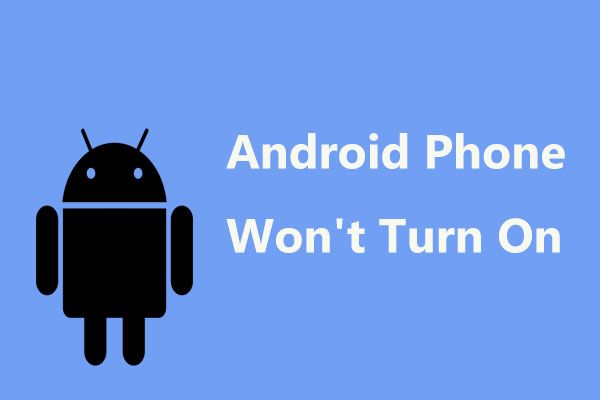 Android-telefon slår ikke miniaturebillede til