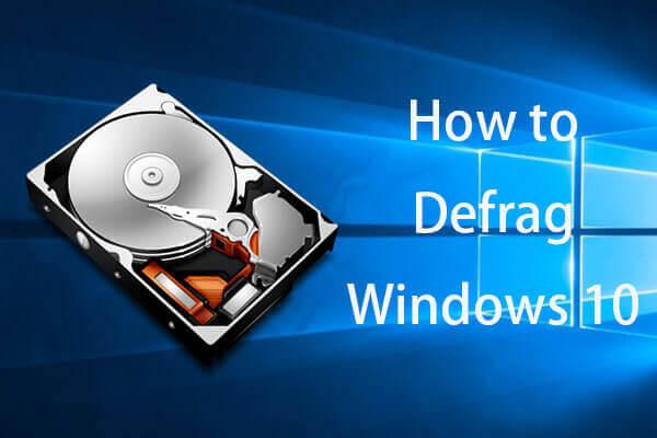 3 Schritte zum Defragmentieren der Windows 10-Computerfestplatte