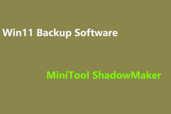 Meilleur logiciel de sauvegarde Windows 11 pour le système PC et la protection des données