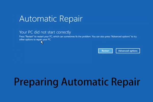 Com resoldre el bucle de reparació automàtica de Windows 10