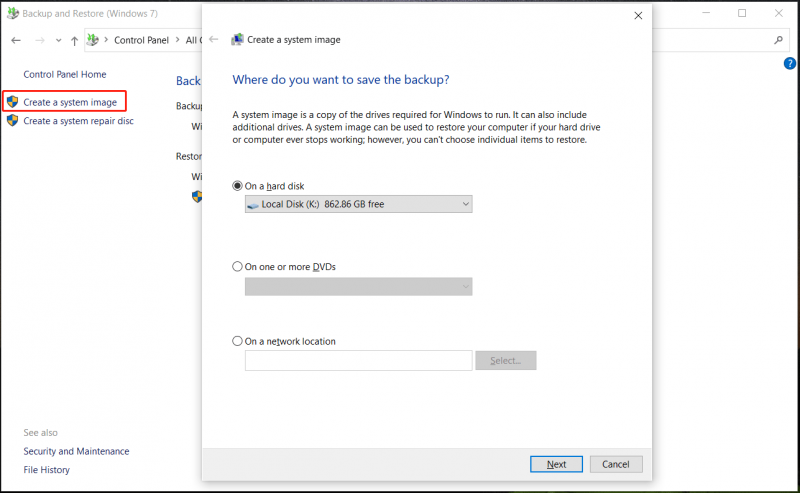 Как да възстановите системния образ от външно устройство в Windows 11 10