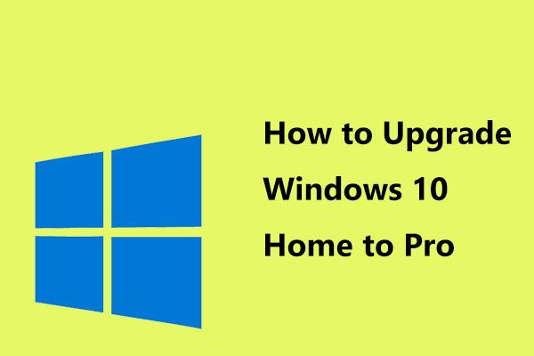 mettre à niveau Windows 10 Home vers la vignette pro