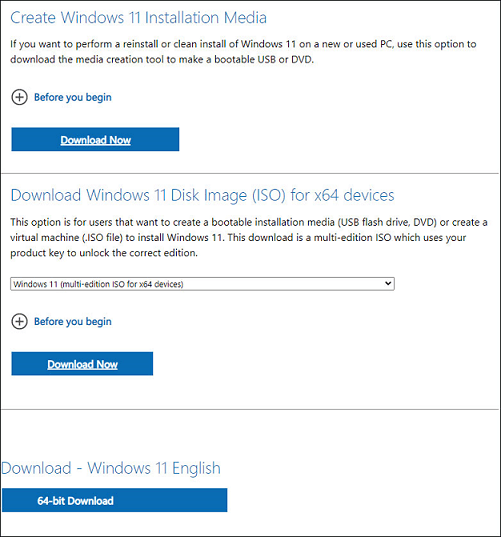   Baixe o arquivo ISO do Windows 11 22H2