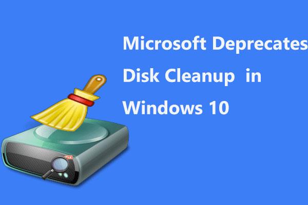 Microsoft ще отмени инструмента за почистване на диск в Windows 10