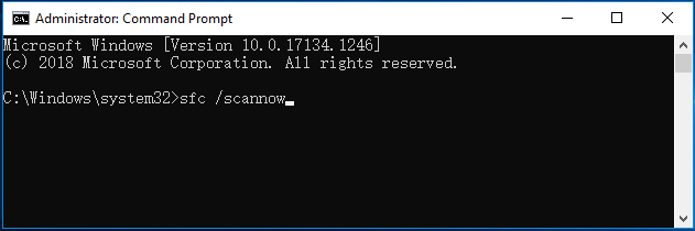 Commande Windows 10 sfc scannow