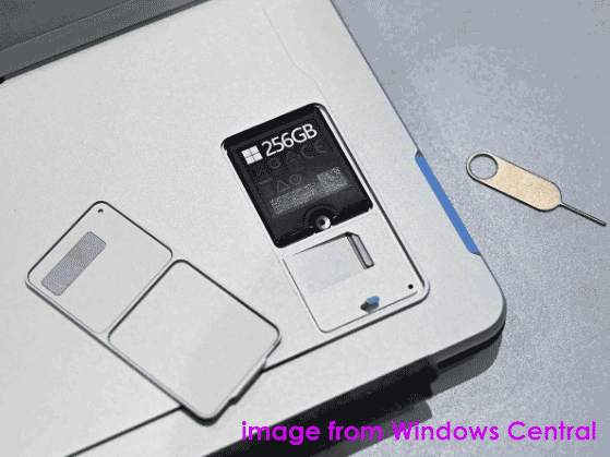   SSD-panel i Surface Pro X