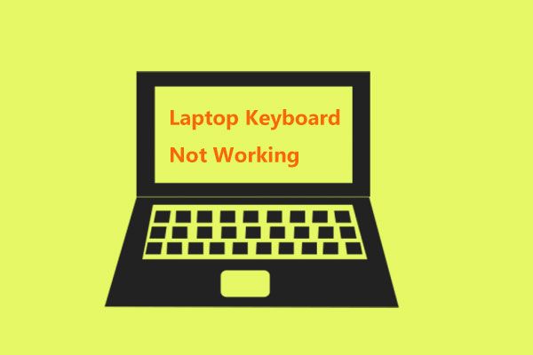 miniatura della tastiera del laptop non funzionante