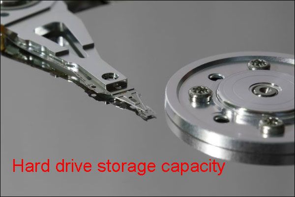 miniatura de la capacidad de almacenamiento del disco duro