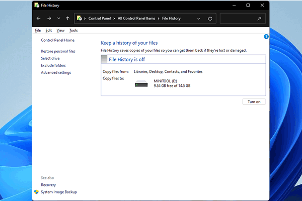 Kuidas Windowsis failiajalugu lubada või keelata? Vaata siia!