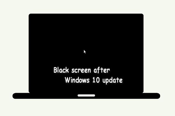 упозорење за црни екран сличица за ажурирање вин10