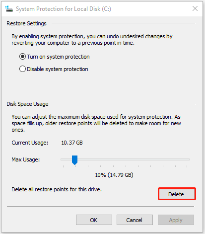   odstranit stínové kopie ve Windows 11/10