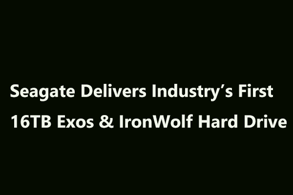 Seagate propose le premier disque dur Exos et IronWolf de 16 To du secteur