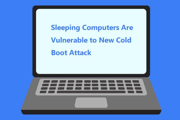 külma alglaadimise rünnak mõjutab unearvuti pisipilti