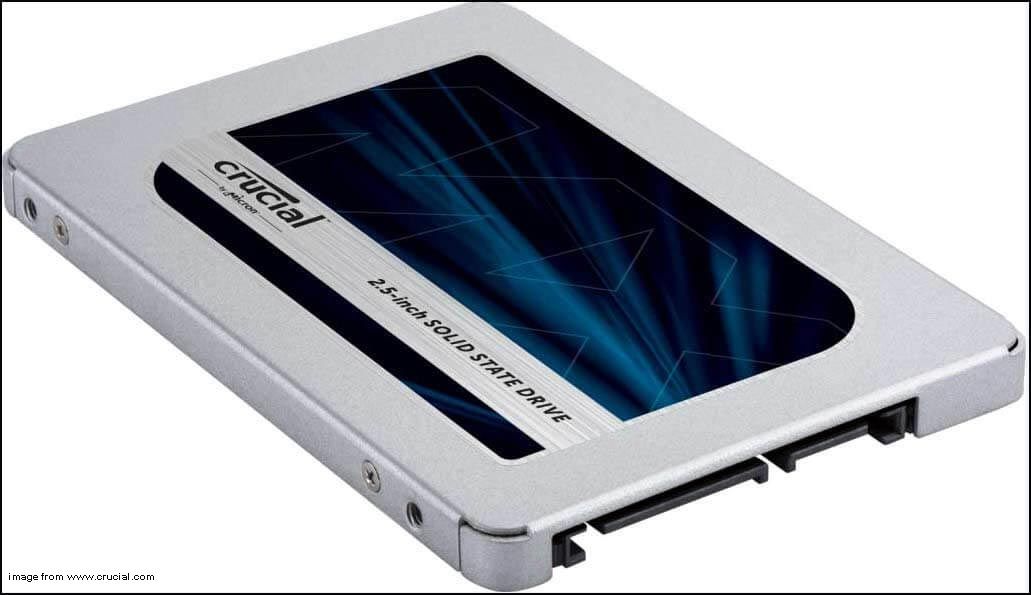 Afgørende MX500 SSD