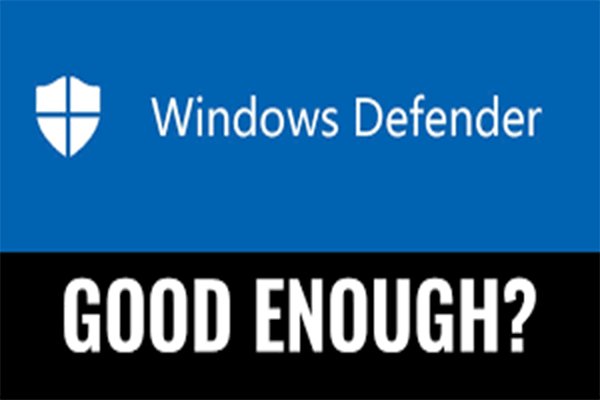on Windows Defender tarpeeksi pikkukuva