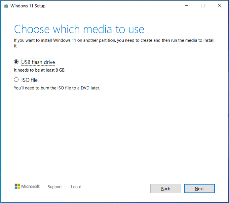   Windows 11 önyüklenebilir USB sürücüsü oluşturun