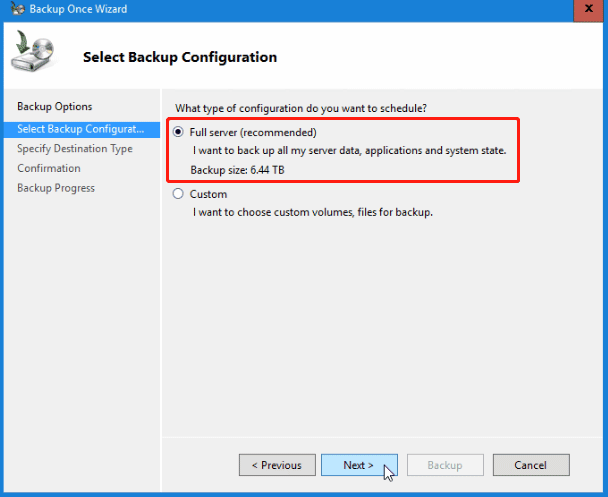 Como executar a linha de comando de backup do Windows Server – WBAdmin