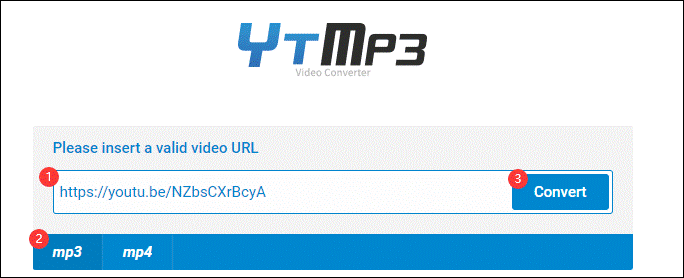 ke stažení hudby z YouTube použijte YTMP3